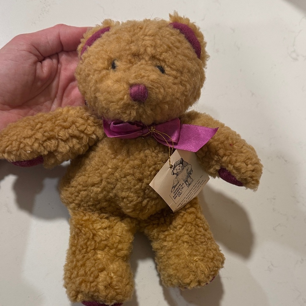 Peanut Bearter Jelly - Plush Belly Squeaker w/ TAG - North American Bear - 1990